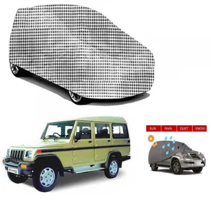 car-body-cover-check-print-mahindra-bolero-xl